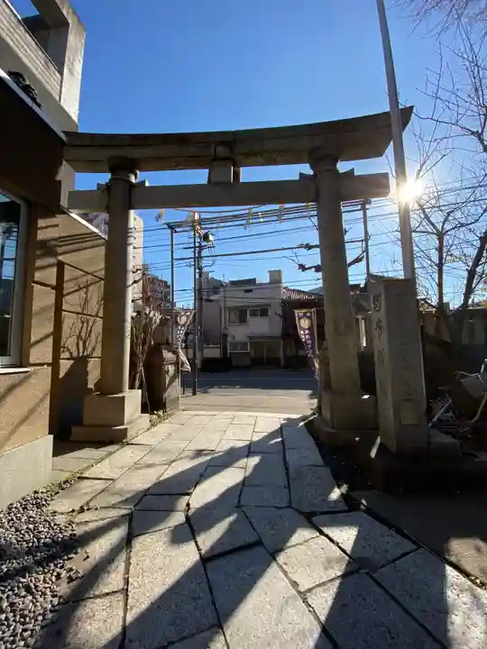 小野照崎神社の鳥居