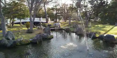 北海道護國神社の庭園