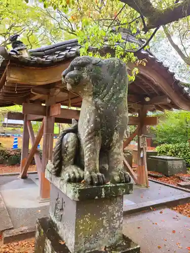 鏡神社の狛犬