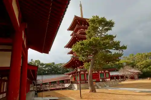 薬師寺の庭園