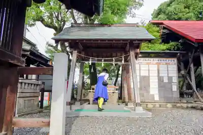 新溝神社の手水舎