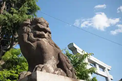 健田須賀神社の狛犬