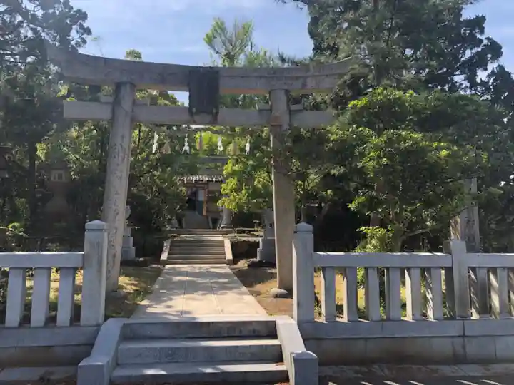 西刀神社の鳥居