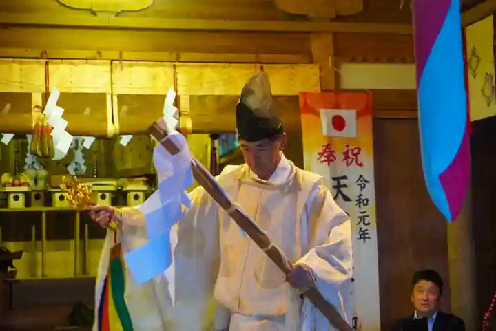 尻岸内八幡神社のお祭り