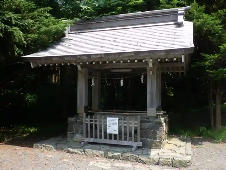 根室金刀比羅神社の手水舎
