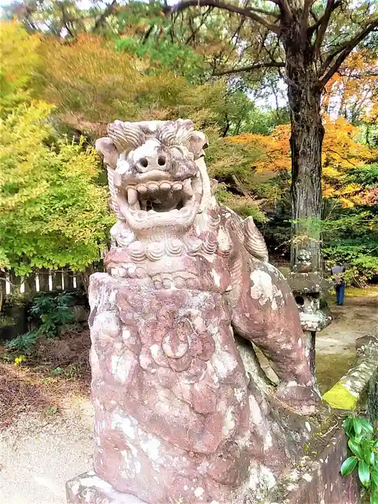 仁比山神社の狛犬