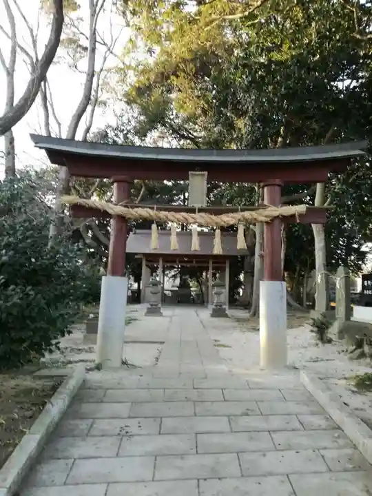 日秀将門神社の鳥居