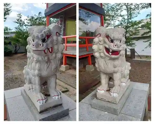 三宝荒神社の狛犬