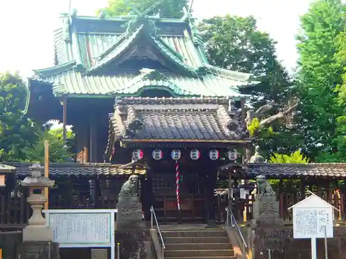 下総野田愛宕神社の本殿