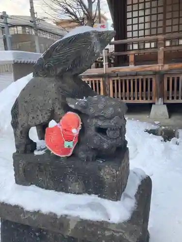 北海道神宮頓宮の狛犬