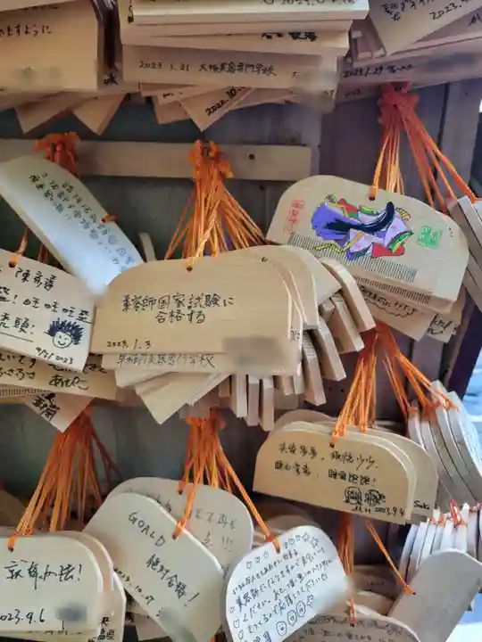 御髪神社の絵馬