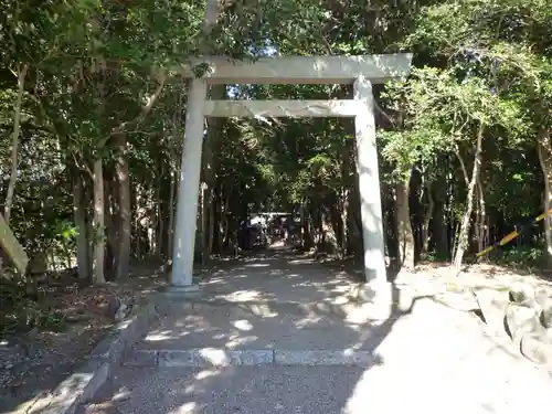 忍山神社の鳥居