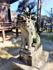 與止日女神社の狛犬