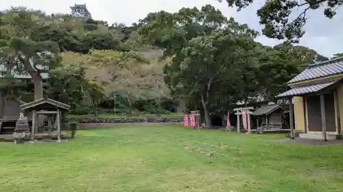 館山神社の庭園