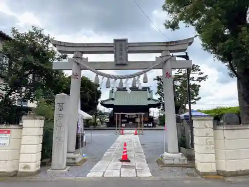 菖蒲神社の鳥居