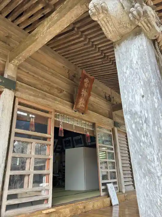 雷神社の本殿・本堂