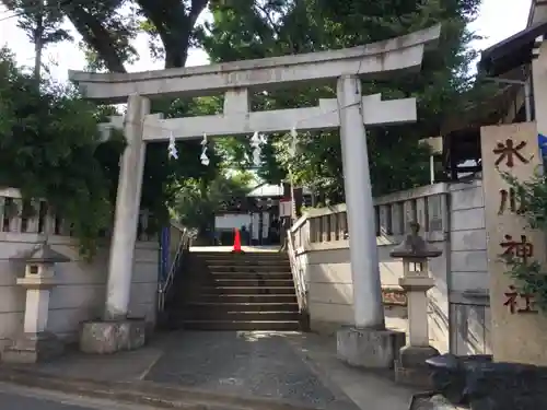 幡ケ谷氷川神社の鳥居