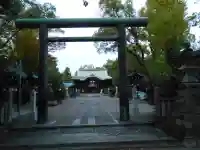 溝旗神社(肇國神社)の鳥居