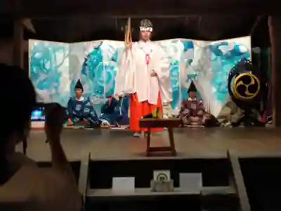 阿智神社の神楽