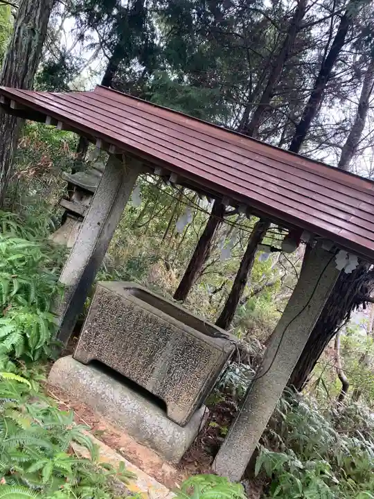 和立海神社の手水舎