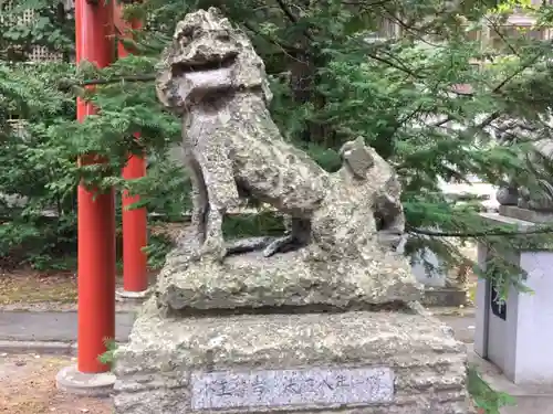 富良野神社の狛犬