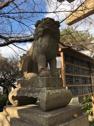 道明寺天満宮の狛犬