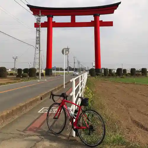 小泉稲荷神社の鳥居