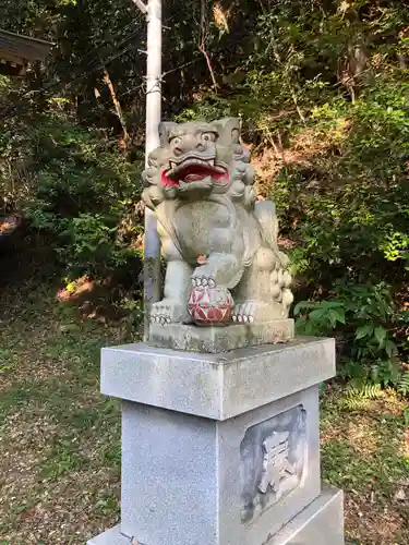 倭文神社の狛犬