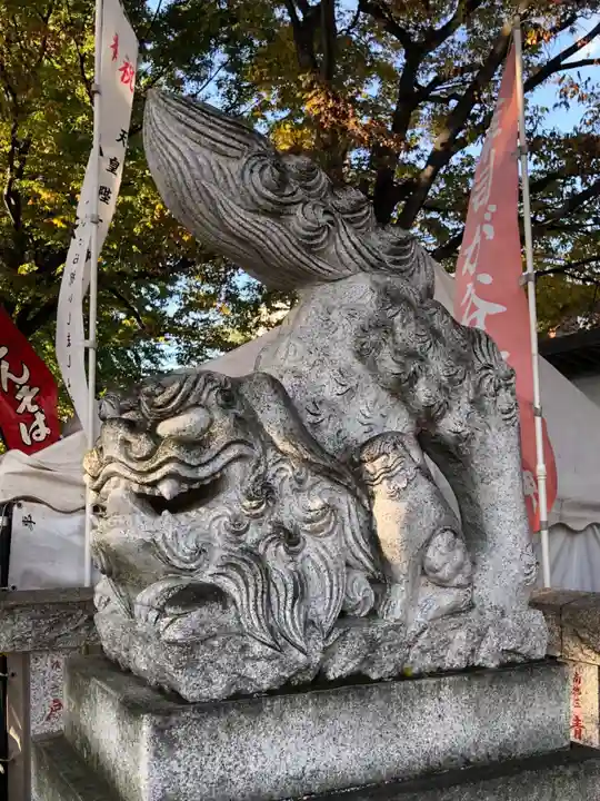 大鳥神社の狛犬