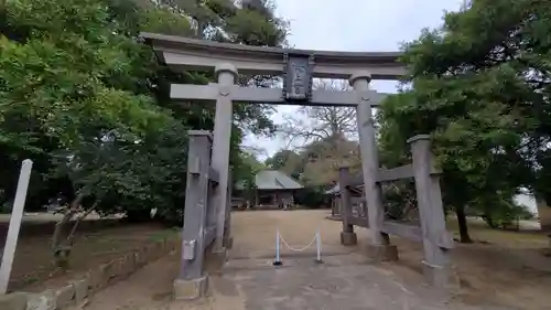 海上八幡宮の鳥居