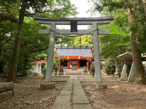 荻作神社の鳥居