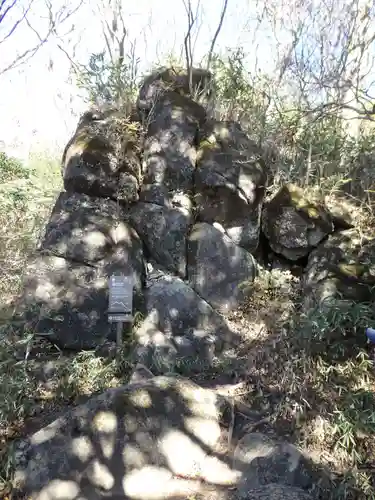 筑波山神社 女体山御本殿の周辺