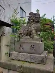 皆中稲荷神社の狛犬