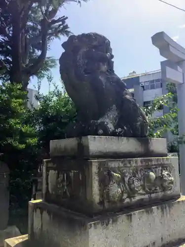 健田須賀神社の狛犬