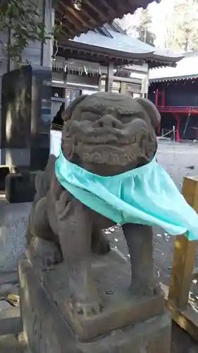 下総国三山　二宮神社の狛犬