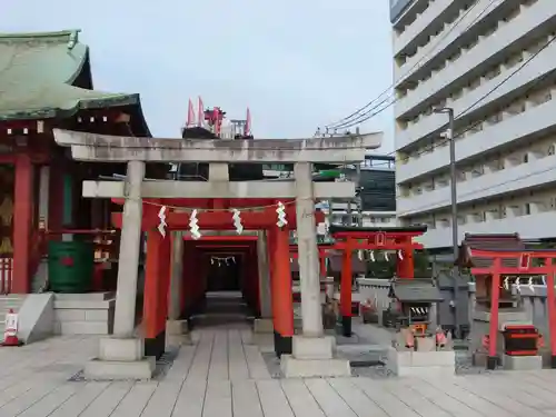 東京羽田 穴守稲荷神社の鳥居