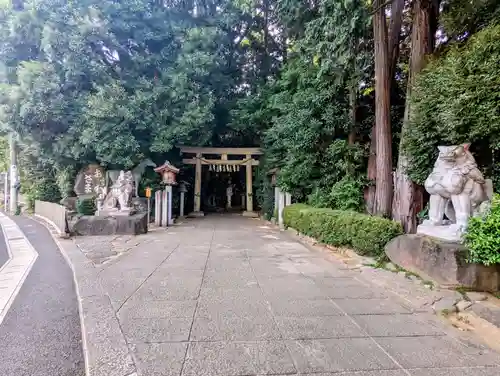 駒木諏訪神社の鳥居