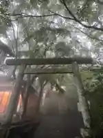 碓氷峠熊野神社の鳥居