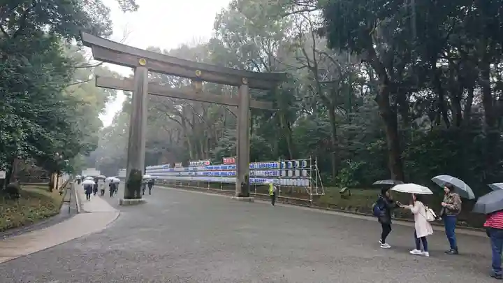 明治神宮の鳥居