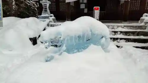 東川神社の狛犬