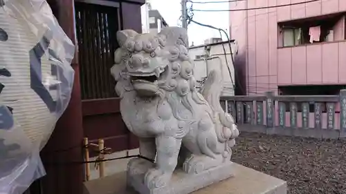 元三島神社の狛犬