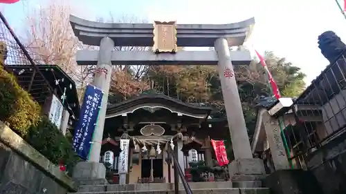 石川町諏訪神社の鳥居