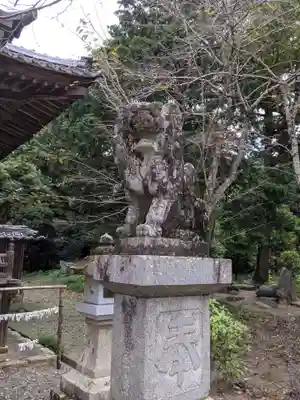 曽許乃御立神社の狛犬