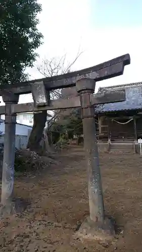 大鳥神社の鳥居