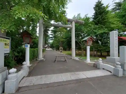 富良野神社の鳥居