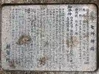 七所神社の歴史
