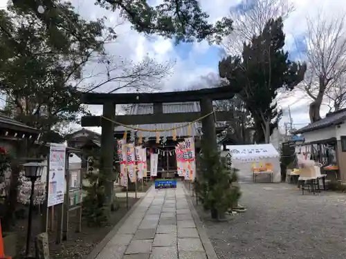 龍ケ崎八坂神社の鳥居