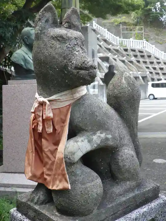 開運出世稲荷(延命院境内社)の狛犬