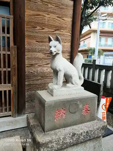 寳珠稲荷神社の狛犬