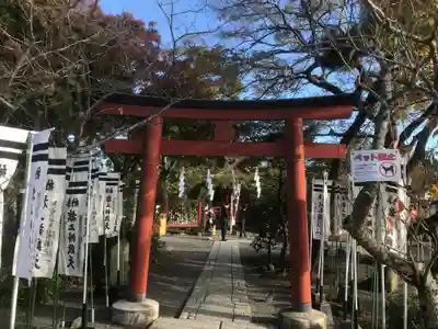 旗上弁財天社の鳥居